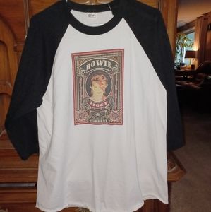David Bowie raglan shirt